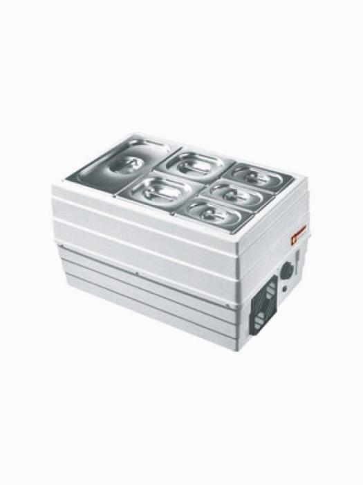 Structure réfrigérée - GN 1/1 - Diamant - Gastro GASTRO €809.33 Vitrine avec couvercle en acier inoxydable