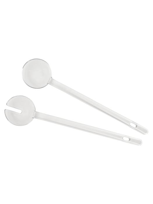 Couverts à salade - 2 pièces - 28 CM - Transparent - 510154 W510154 €1.68 Opschep lepels