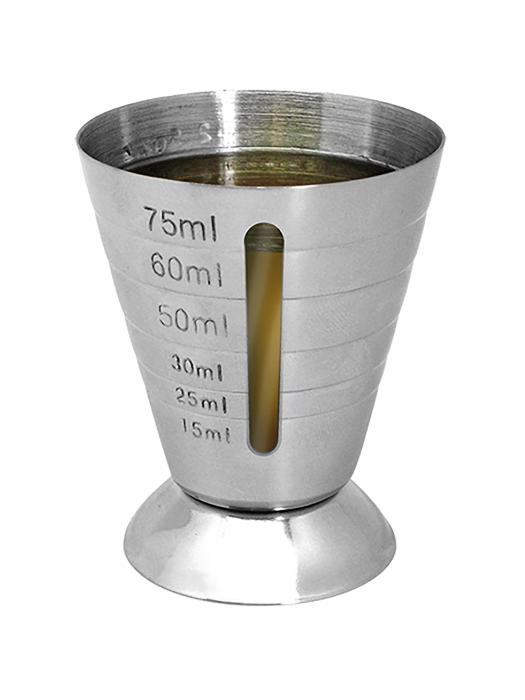 Mesureur de bar - H 7 CM - 0,078 KG - Ø5,6 CM - inox - Vin Bouquet - 220030 220030 €7.95 Copains de bar