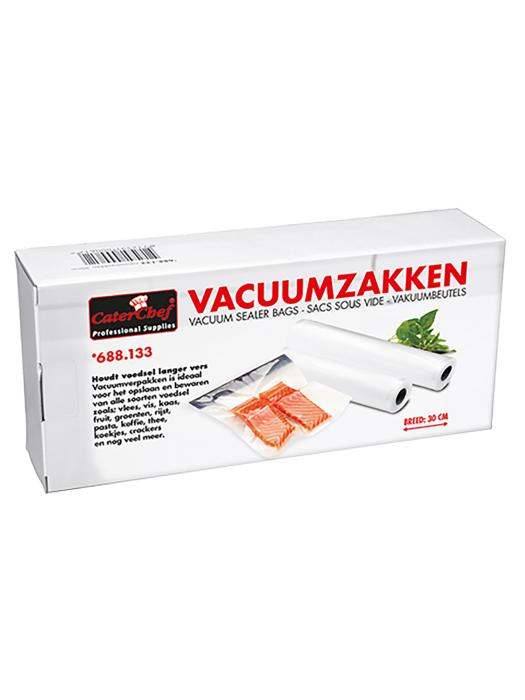 Sacs sous vide - 30 CM - 0,754 KG - 600 CM - Polythène - Transparent - Caterchef 688133 €12.40 Sacs sous vide