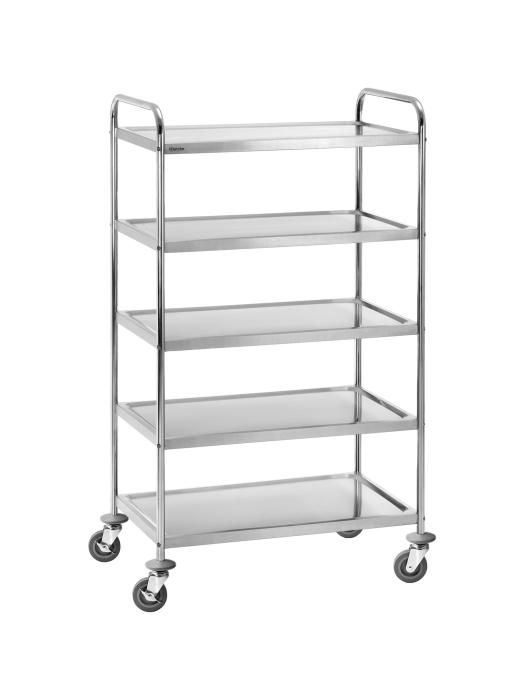 Chariot de service - 5 plateaux - Inox - Démontable - Bartscher - 300065 B300065 €194.00 Chariots de service
