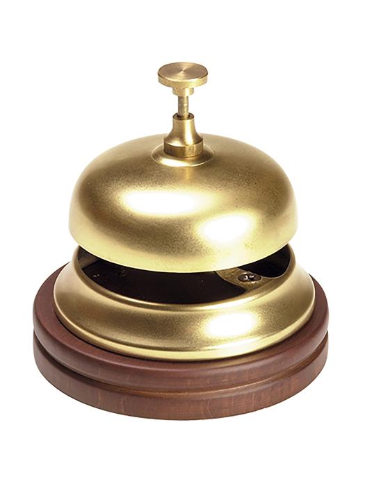 Cloche (comptoir/réception) - H 11 CM - 0,41 KG - Ø11 CM - Laiton - 105001 105001 €49.50 Cloches de réception