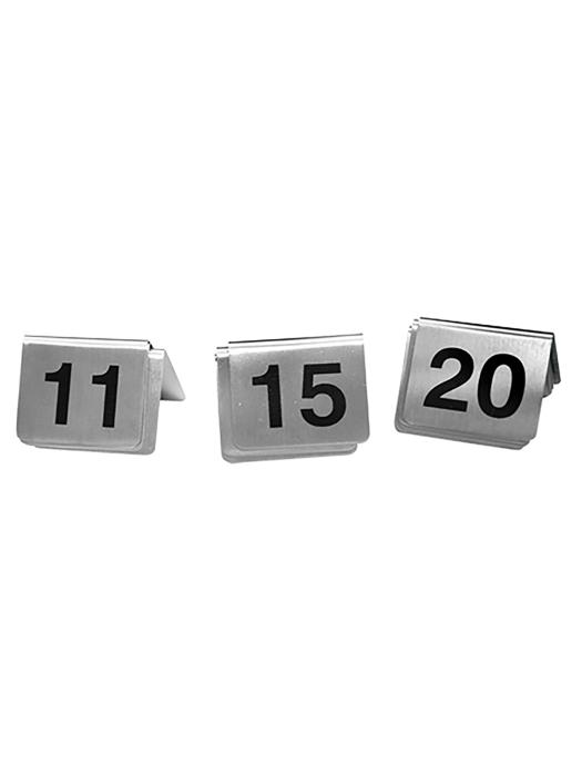 Set de numéros de table - H 4,3 x 5,3 CM - 0,25 KG - acier inoxydable - 705051 705051 €9.40 Panneaux de table
