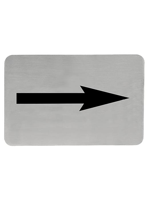 Panneau d'information - H 6 x 11 CM - 0,05 KG - acier inoxydable - 705203 705203 €1.70 Images de texte
