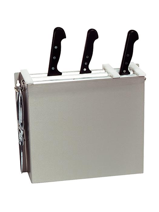 Porte-couteaux - H 29,5 x 36,5 x 13,5 CM - 3,14 KG - acier inoxydable - 818001 818001 €63.50 Couteaux