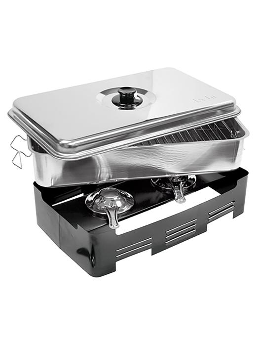 Rookoven - H 11.5 x 42.5 x 28 CM - 3 KG - RVS - Helia Smoker - 866001 866001 €46.50 Rookoven