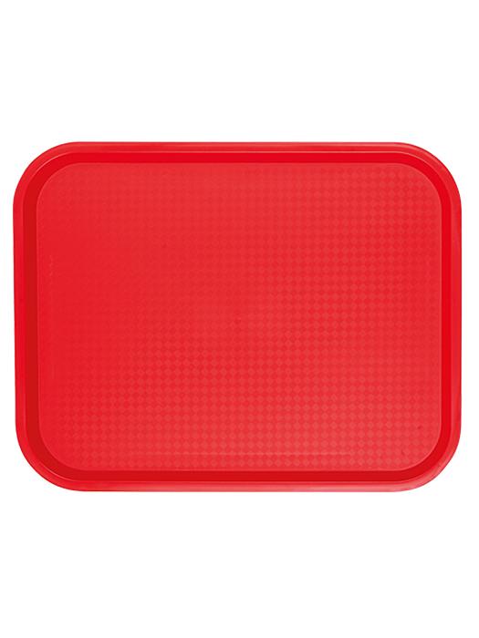 Plateau - H 2 x 45,5 x 35,5 CM - 0,56 KG - Polypropylène - Rouge - Caterchef - 430162 430162 €3.30 Plateaux de buffet