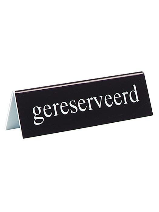 Chevalet de table - H 4 x 13 x 3,5 CM - 0,1 KG - polystyrène - Noir - 880020 880020 €1.35 Panneaux de table