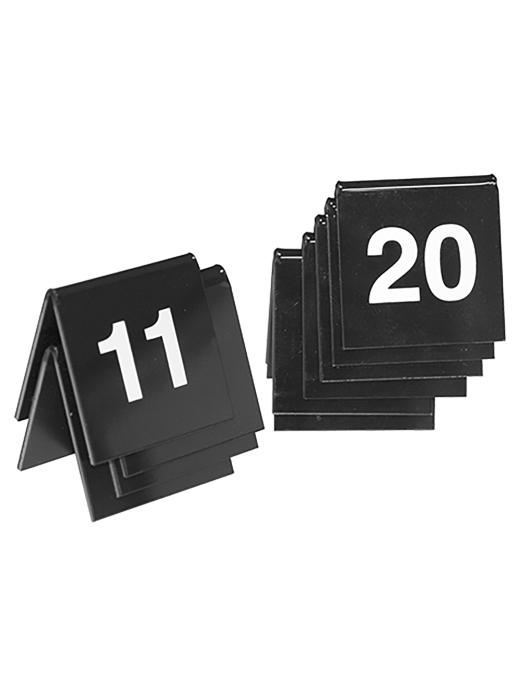 Tafelnummer Set - H 3.5 x 4 x 3 CM - 0.05 KG - polystyreen - Zwart - 880111 880111 €6.95 Tafelbordjes