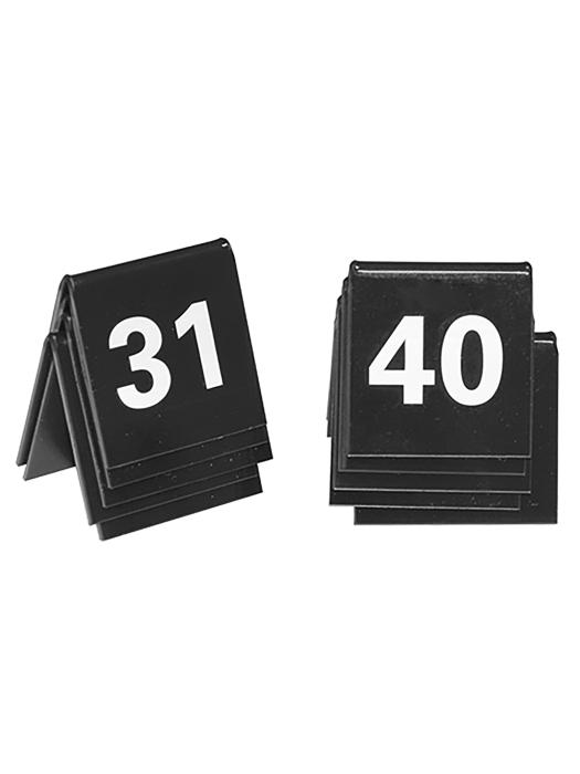 Jeu de numéros de table - H 3,5 x 4 x 3 CM - 0,05 KG - polystyrène - Noir - 880113 880113 €6.95 Panneaux de table