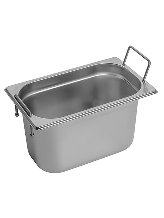 Bac gastronorme - GN 1/4 - 3,8 Litre - H 15 x 26,5 x 16,2 CM - Inox - Caterchef - 953462 953462 €20.15 Poignées de bacs GN
