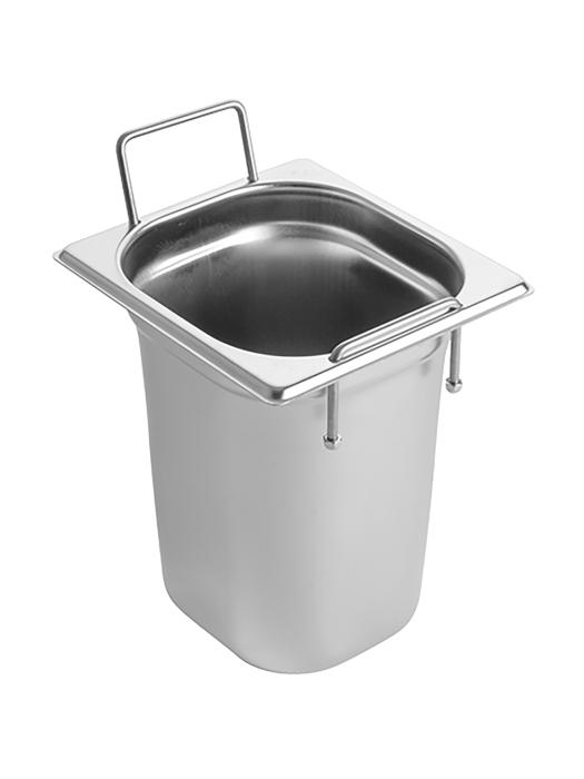 Bac gastronorme - GN 1/6 - 3,1 Litre - H 20 x 17,6 x 16,2 CM - Inox - Caterchef - 953471 953471 €33.15 Poignées de bacs GN