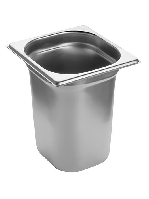Bac gastronorme - GN 1/6 - 3,1 Litre - H 20 x 17,6 x 16,2 CM - Inox - Caterchef - 953161 953161 €23.35 Bac GN