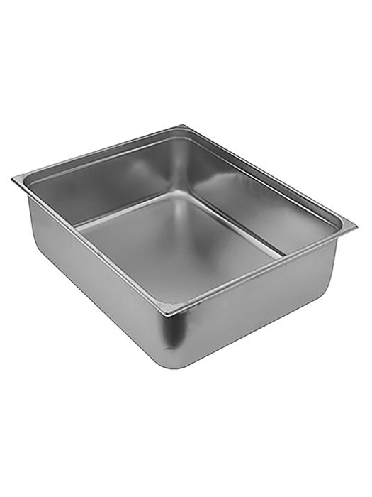 Bac gastronorme - 2/1 GN - 18 Litres - H 6,5 x 65 x 53 CM - Inox - Caterchef - 953214 953214 €49.35 Bac GN