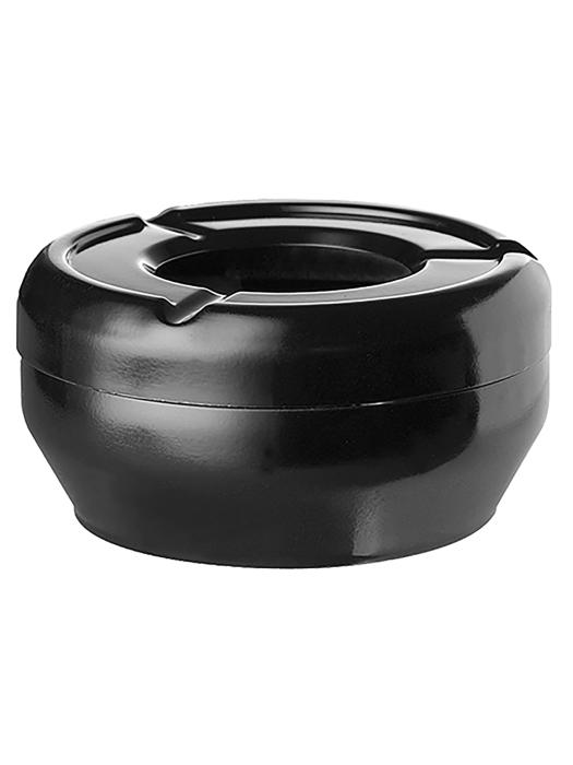 Cendrier Terrasse - H 4.5 CM - 0.167 KG - Ø12 CM - Mélamine - Noir - 130118 E130118 €5.50 Cendriers