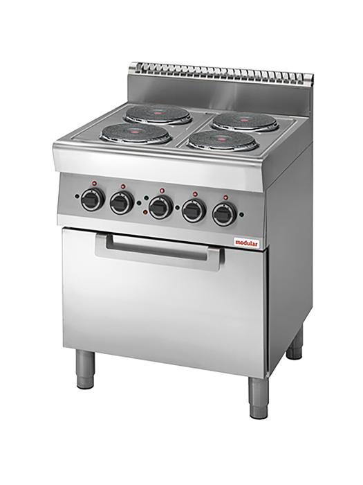 Réchaud - H 85 x 70 x 70 CM - 74 KG - 380 - 415 - Sans - Prise V - 14360 W - Inox - +150°C / +300°C - Modulaire - 316715 E316715 €2,091.34 Ligne modulaire 700