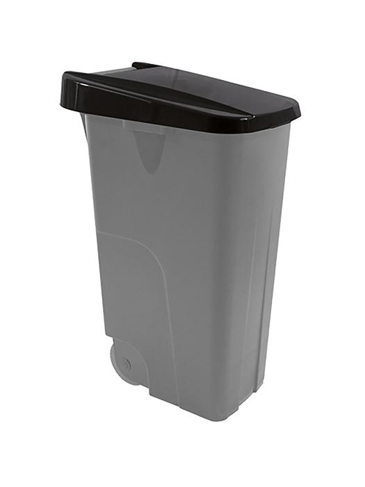 Conteneur à déchets - H 88 x 42 x 57 CM - 4,1 KG - Polypropylène - Noir - 110 litres - Denox - 600094 E600094 €39.00 Poubelles