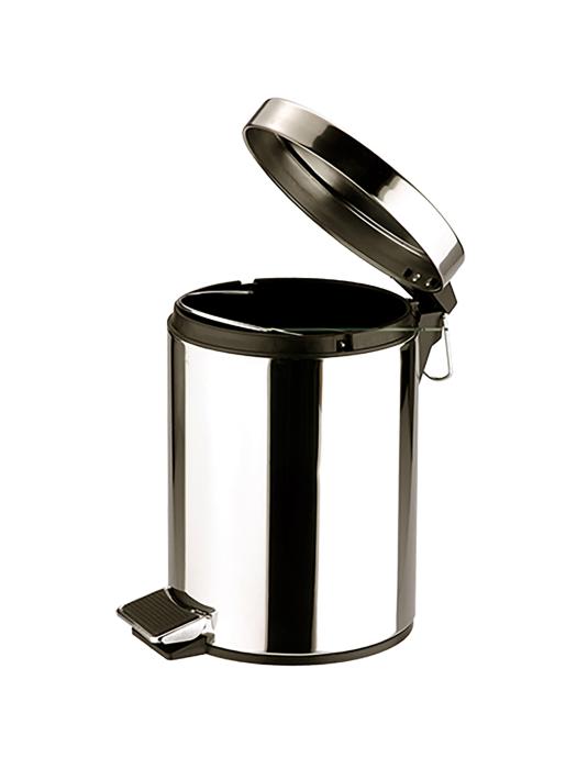 Poubelle à pédale - H 28 CM - 1 KG - Ø20 CM - inox - 5 L - 861601 E861601 €11.50 Poubelles