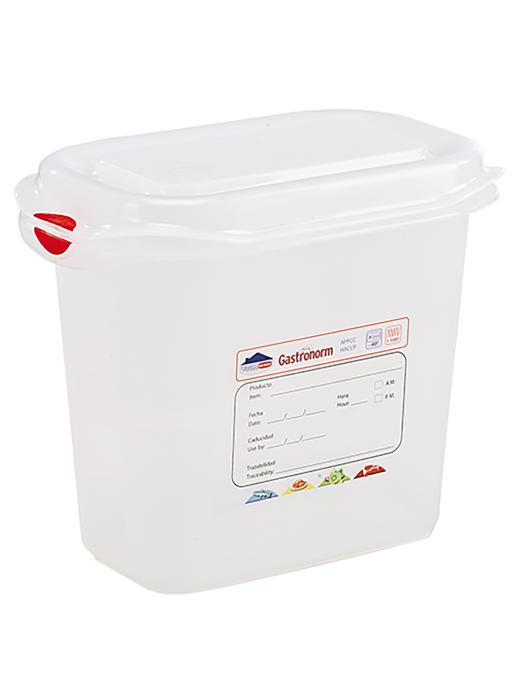 Boîte Alimentaire - 1/9 GN - 1.5 Litre - H 15 x 17.6 x 10.8 CM - Polypropylène - Transparent - -40°C / +100°C - Hermétique Verrouillable - Denox - 600350 E600350 €4.55 Bacs alimentaires