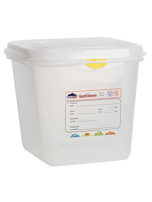Boîte Alimentaire - 1/6 GN - 2.6 Litre - H 15 x 17.6 x 16.2 CM - Polypropylène - Transparent - -40°C / +100°C - Hermétique Verrouillable - Denox - 600390 E600390 €5.45 Bacs alimentaires