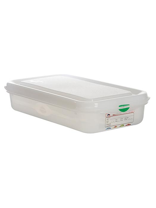Boîte Alimentaire - 1/3 GN - 2.5 Litre - H 6.5 x 32.5 x 17.6 CM - Polypropylène - Transparent - -40°C / +100°C - Hermétique Verrouillable - Denox - 600430 E600430 €7.35 Bacs alimentaires