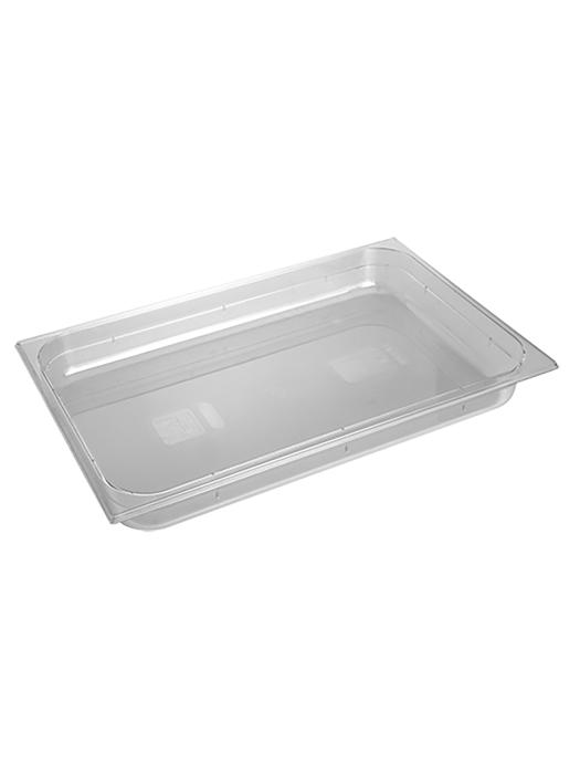 Bac gastronorme - GN 1/1 - 8,8 Litre - H 6,5 x 53 x 32,5 CM - Polycarbonate - Transparent - -40°C / +100°C - Caterchef - 953014 E953014 €11.95 Bacs gn plastique