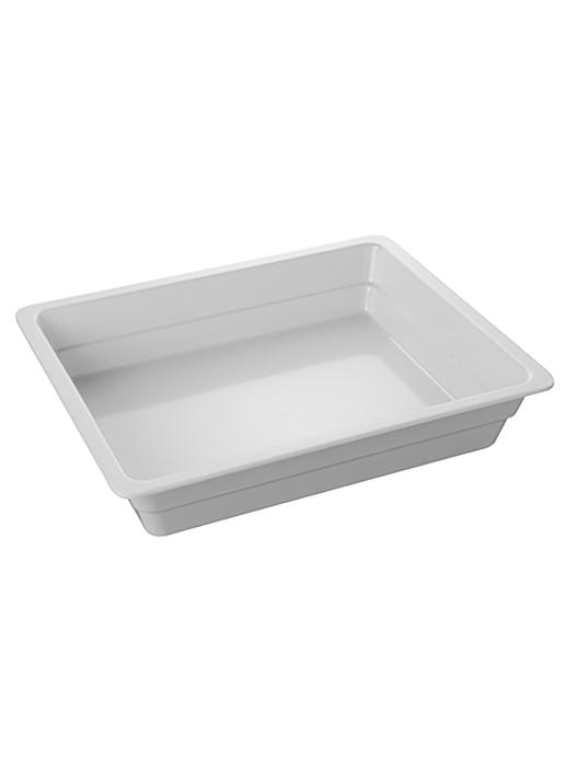 Bac gastronorme - 1/2 GN - H 6,5 x 32,5 x 26,5 CM - Mélamine - Blanc - -20°C / +120°C - 060323 E060323 €22.00 Bacs gn plastique
