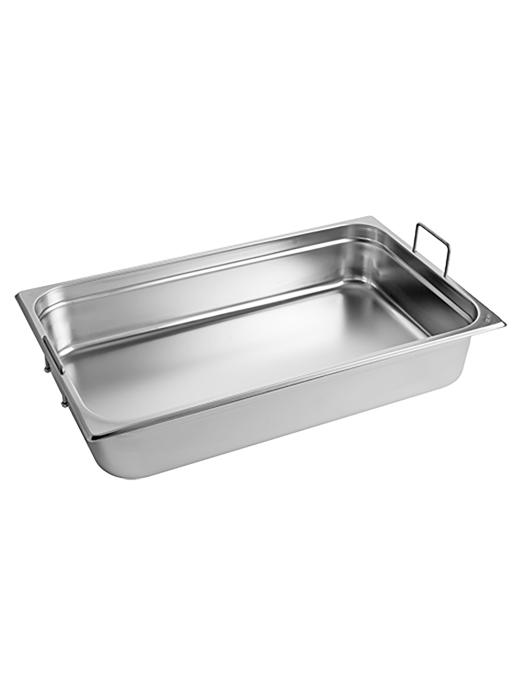 Bac gastronorme - 1/1 GN - 13,7 litres - H 10 x 53 x 32,5 CM - acier inoxydable - Caterchef - 953413 E953413 €26.21 Bac GN