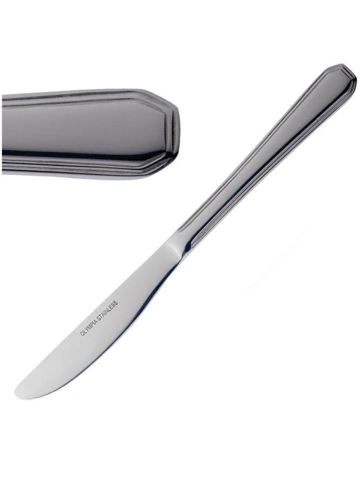 Couteaux de table - 12 pièces - 21,5 CM - inox - Olympia - D060 D060 €26.73 Couteaux de table