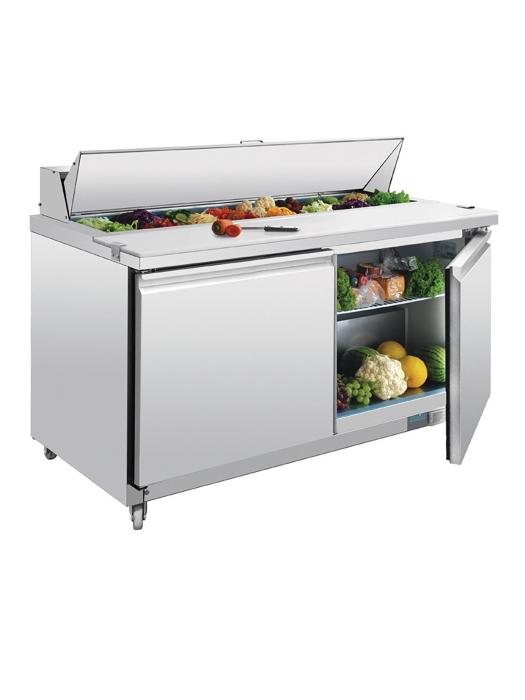Saladette - 527 Litre - 2 portes - H 109,7 x 155,5 x 76 CM - 230 V - Inox - Polaire - GD883 GD883 €1,393.67 Saladette