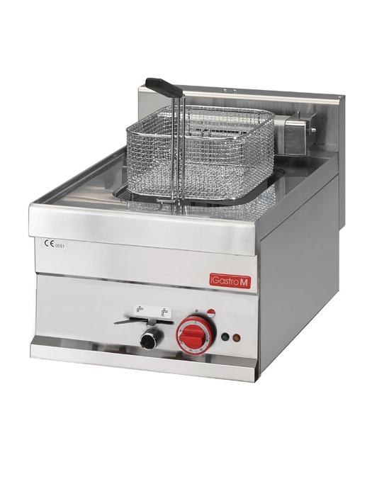 Friteuse - Ligne 650 - Electrique - 10 Litres - H 28 x 40 x 65 CM - 7,5 kW - 400 V - Inox - Gastro M - GL921 GL921 €896.74 Friteuses 400 volts
