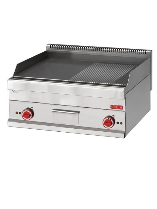 Plancha - Ligne 650 - Electrique - Lisse/Striée - H 28 x 70 x 65 CM - 9 kW - 400 V - Inox - Gastro M - GN061 GN061 €1,300.81 Plaque de cuisson électrique