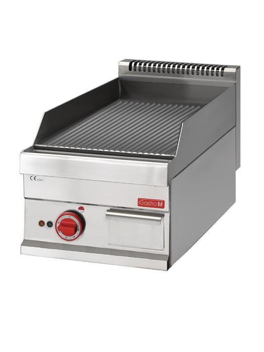 Bakplaat - 650 Line - Elektrisch - Geribbeld - H 28 x 40 x 60 CM - 4.5 kW - 400 V - RVS - Gastro M - GN058 GN058 €922.22 Bakplaat elektrisch