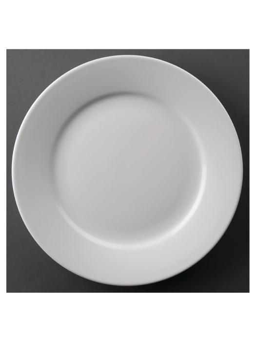 Bord - 12 stuks - Ø 22.8 x H 2.7 CM - Porselein - Olympia - CC208 CC208 €30.50 Borden