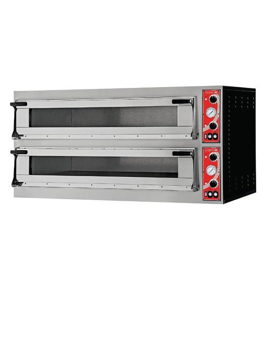 Four à pizza - 2 chambres - H 74,5 x 130,5 x 60 CM - 12 kW - 400 V - Gastro M - GR214 GR214 €1,683.00 Fours à pizza électriques