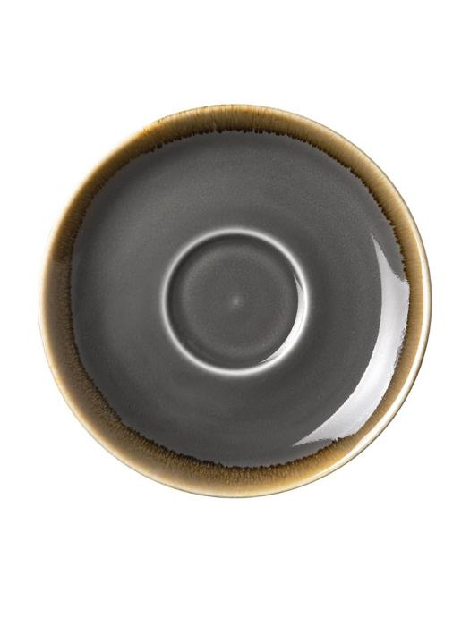Tasse à cappuchino soucoupe - 6 pièces - Gris - Ø 14 x H 2 CM - Porcelaine - Olympia - HC391 HC391 €17.03 Tasses et mugs