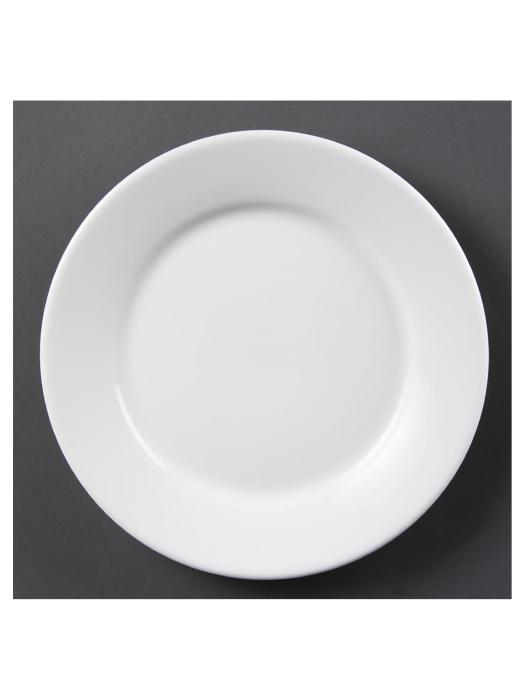 Assiette - 12 pièces - Ø 23 x H 2,2 CM - Porcelaine - Olympia - CB480 CB480 €49.60 Assiettes