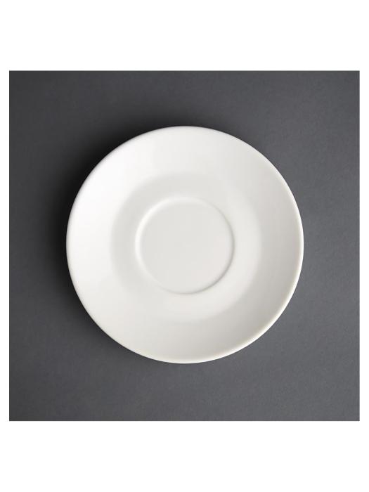Soucoupe et tasse - Lot de 12 - Blanche - Ø 15,8 x H 2 cm - Grès - Olympia - GL048 GL048 €41.87 Tasses et mugs