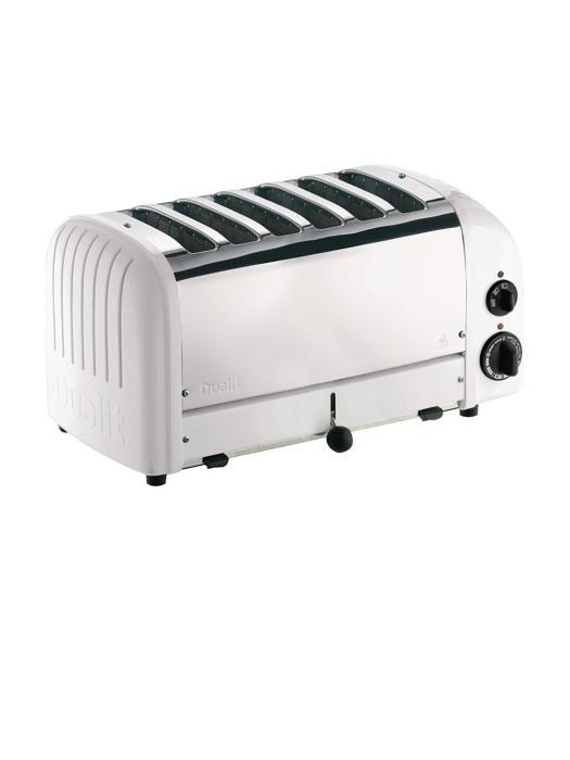 Grille-pain - 6 emplacements - Blanc - H 22 x 46 x 21 CM - 230 V - Dualit - E975 E975 €343.90 Tosti / grille-pain