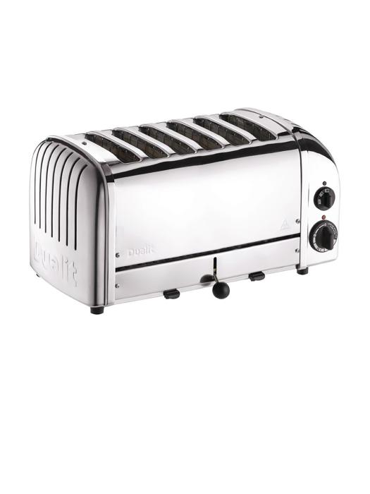 Grille-pain - 6 fentes - inox - H 22 x 46 x 21 CM - 230 V - Dualit - E972 E972 €362.25 Tosti / grille-pain