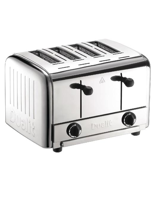 Grille-pain - Inox - H 23 x 35 x 36 CM - 2700 W - 230 V - Inox - Dualit - DK840 DK840 €341.00 Tosti / grille-pain