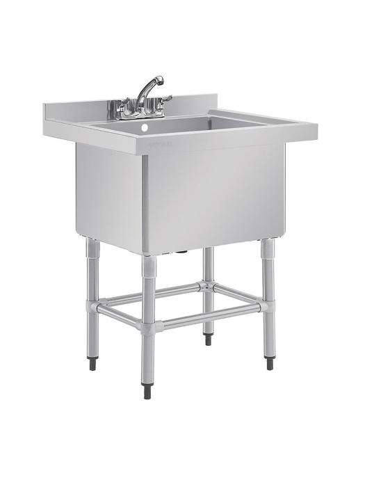 Evier - Extra Profond - 100 Litres - H 90 x 77 x 60 CM - Inox - Vogue - CE141 CE141 €326.80 Éviers en acier inoxydable