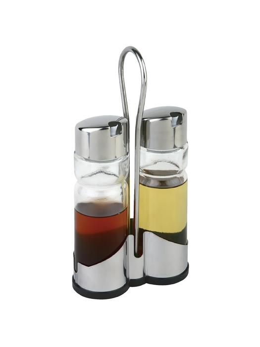 Service huile & vinaigre - H 21,5 x 11,5 x 5,4 CM - Verre/Inox - APS - CF296 CF296 €9.99 Présentation