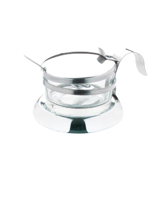 Plat de présentation - Ø 11,7 x H 7,5 CM - acier inoxydable/verre - Olympia - F773 F773 €10.39 Bols et pots