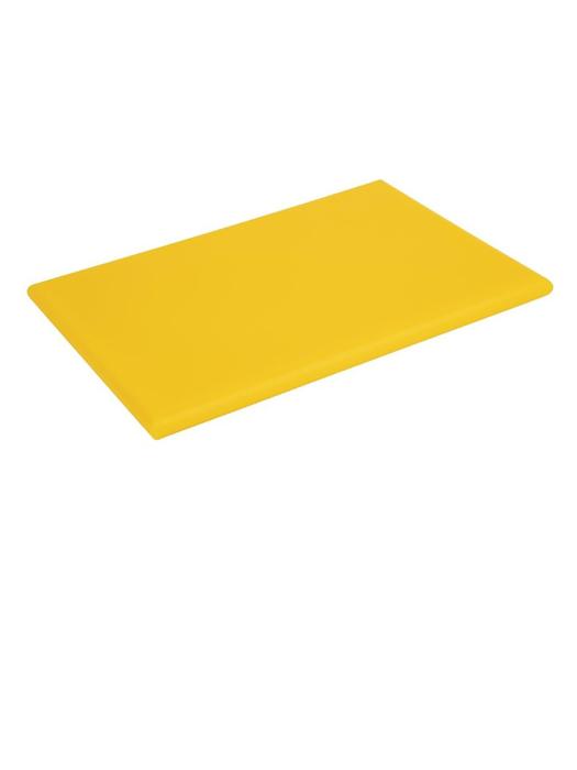 Planche à découper - HDPE - Jaune - H 2,5 x 45 x 30 CM - Polyéthylène Haute Densité - Hygiplas - J039 J039 €21.39 Lames de coupe / planches à découper