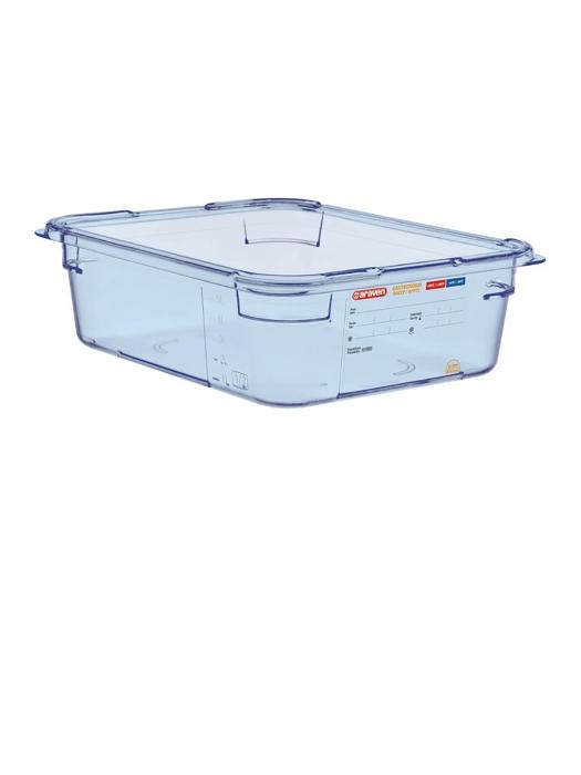 Boîte alimentaire - 1/2 GN - Bleu - H 10 x 32,5 x 26,5 CM - ABS - Araven - GP584 GP584 €19.39 Bacs gn plastique