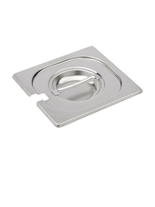 Couvercle bac gastronorme - Encoche cuillère - 1/6 GN - 17,6 x 16,2 CM - Inox - Gastro M - DR493 DR493 €7.79 Couvercles GN en acier inoxydable