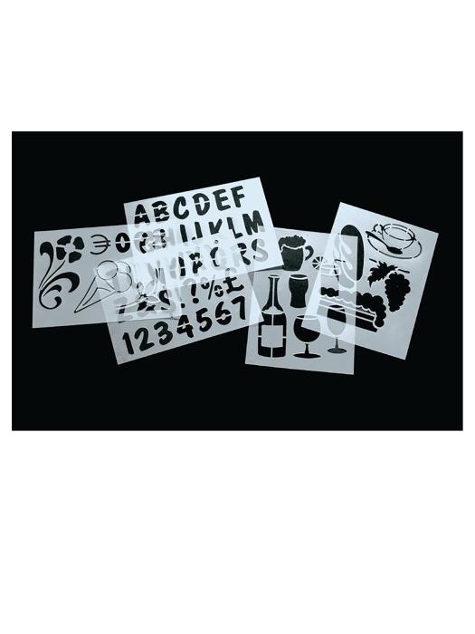 Gabarits ardoise - 5 pièces - H 32 x 2,2 x 0,5 CM - Securit - E287 E287 €22.39 Tableaux noirs