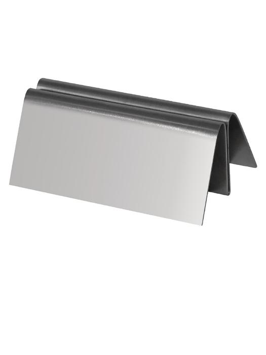 Porte carte menu - H 3 x 8 x 5 CM - inox - Olympia - DM221 DM221 €2.79 Accessoires de table