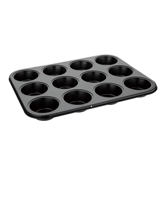 Moule à pâtisserie - 12 muffins - H 3 x 35 x 27 CM - Acier carbone - Vogue - GD011 GD011 €16.69 Moules à pâtisserie